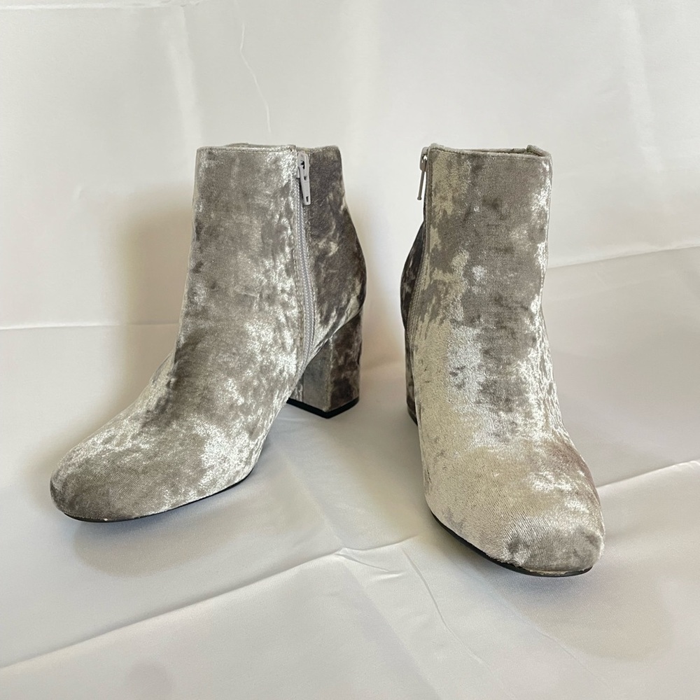 Diba Crushed Velvet Ankle Boots sz6